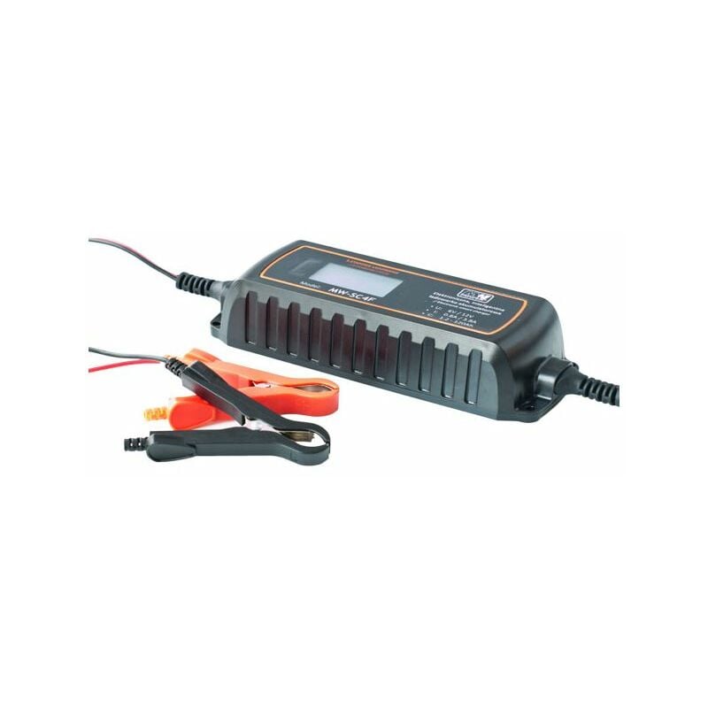 Acheter Chargeur de batterie de voiture de moto 6A 12V AGM GEL réparation d'impulsions  au plomb avec interrupteur tactile écran LCD chargeurs d'alimentation d'urgence  automobile