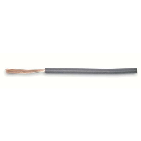 5 m Cable noir 6 mm2 pour cablage des systèmes énergétiques