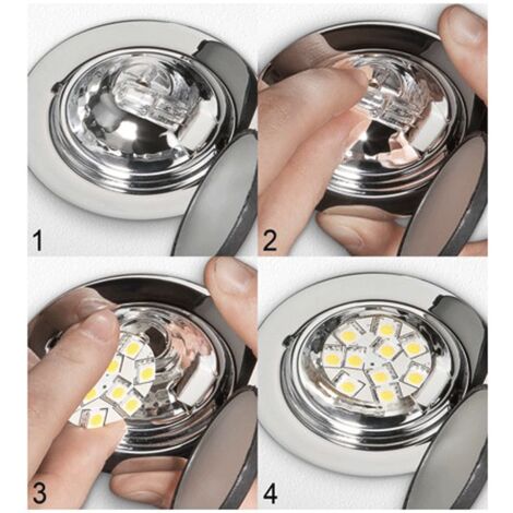 Lampe LED G4 10-30V 2W5 blanc froid diamètre 30 mm
