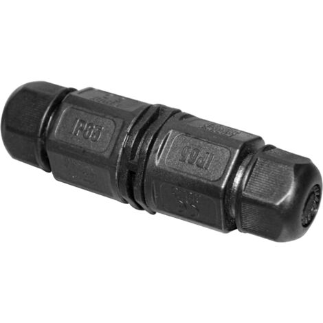 Vision-El – Connecteur de jonction axial 3 pôles IP65 – Étanche pour milieu humide – Tension max 400V – Courant max 16A – Diamètre câble 5 à 9mm (1/3)
