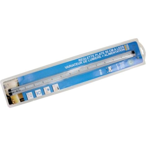 Réglette LED 50 CM Dimmable tactile avec alimentation