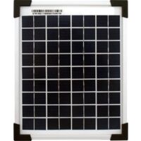Panneau solaire polycristallin 5W 12V – Verre de sécurité résistant aux intempéries – Cadre aluminium robuste – Longue durée de vie 25 ans – Electris
