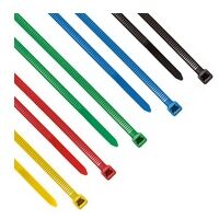 50 Colliers de serrage. Serre-câbles attache-câbles 5 couleurs 200 x 4,8 mm