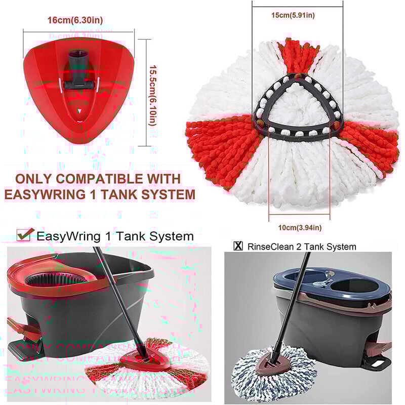 Remplacement De La Tête De Serpillière En Microfibre Tampons En Tissu