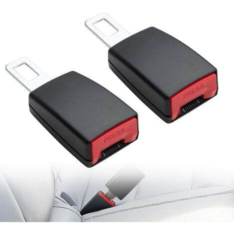 2pcs Rallonge Ceinture Sécurité Voiture,Extension de Ceinture de Sécurité, Ajusteur Ceinture de Sécurité Adapté aux Femme Enceinte/Obèse/Enfant