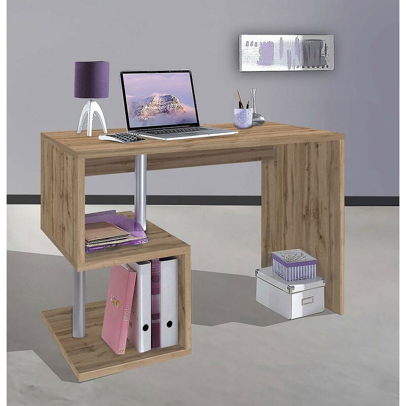 Scrivania design moderno grigio report - ESSE office desk 100