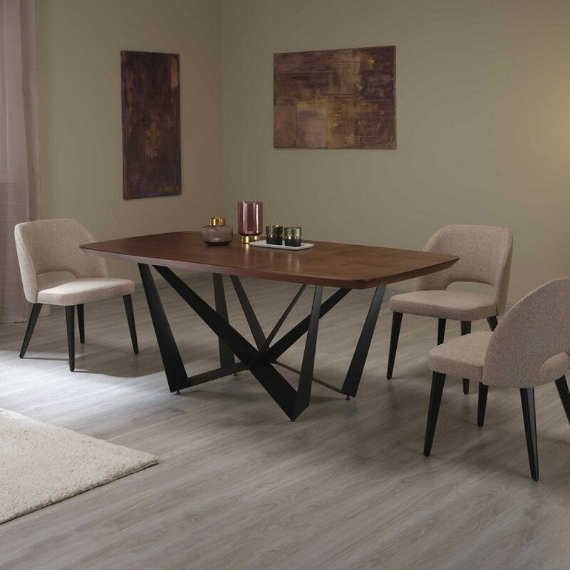 Rajasthan 200 tavolo da pranzo cucina stile industriale legno 200x80cm