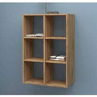 Libreria sospesa moderna, 6 vani a vista - Maruska