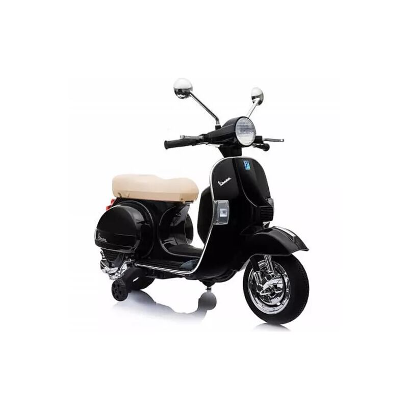 Moto elettrica per bambini PIAGGIO VESPA PX 150 con rotelle 12V luci led  Rossa (LT-887)