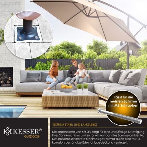 Manivelle De Rechange Pour Parasol De Terrasse - En Aluminium, Compatible Avec La Plupart Des Modèles (côté Ou Central)