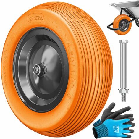 Roue Pleine Increvable 3.00-4 – Pour Chariot, Brouette, Diable – Union (Neuf)