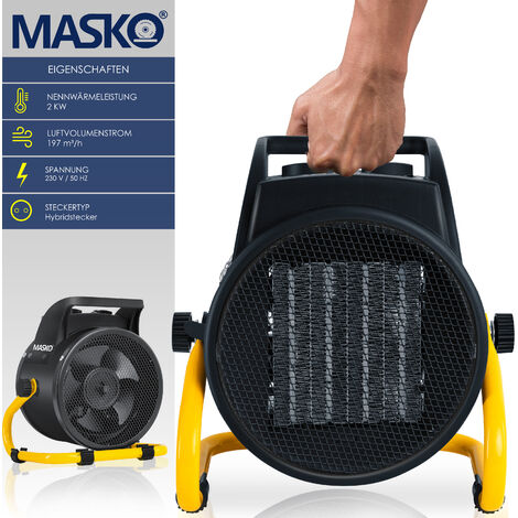 Masko® Radiateur soufflant à gaz Chauffage à gaz Canon à Chaleur