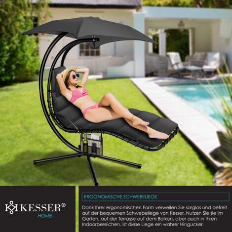 Kesser Chaise Longue de Relaxation Transat Anthracite • Prix
