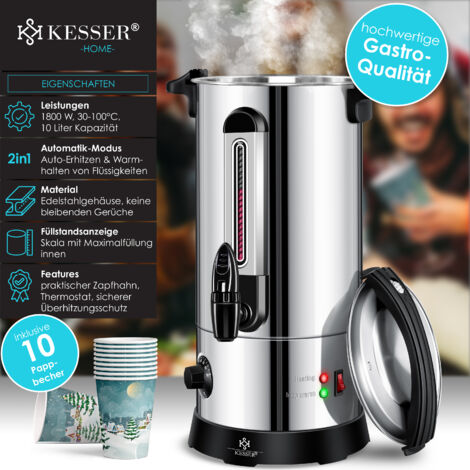 Bouilloire électrique inox 1,7L - Maintien de la température| Laguiole Cuisson