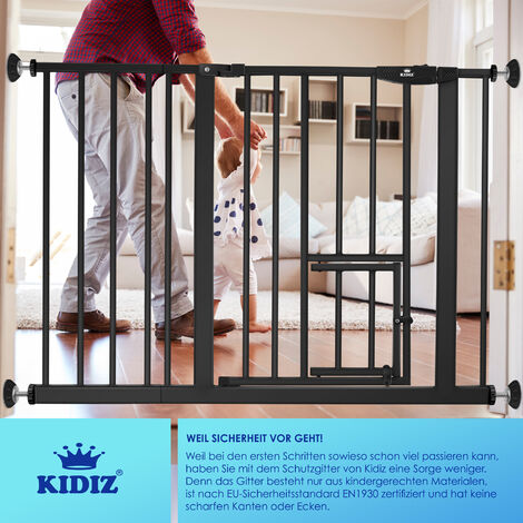 KIDIZ® Barrière d'escalier 74-87 cm Extensible - Barrière enfant