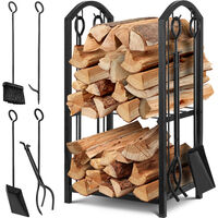 Support de rangement pour bûches de bois de chauffage, 50 pièces