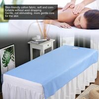 Drap de table de massage Drap de salon de beauté Housse de lit imperméable pour table de massage spa (type 75 x 200 cm) FUIENKO