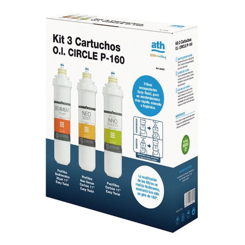 Kit 3 Cartuchos Recambio Osmosis CIRCLE - ATH