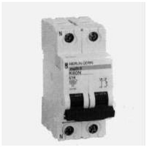 Interruptor magnetotermico para vivienda Hager MN516V 1P+N 16A CURVA-C