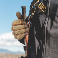 guanti tattici guanti sportivi full finger protezione alpinismo all'aperto guanti moto da guida antiscivolo touch screen A16 verde militare S