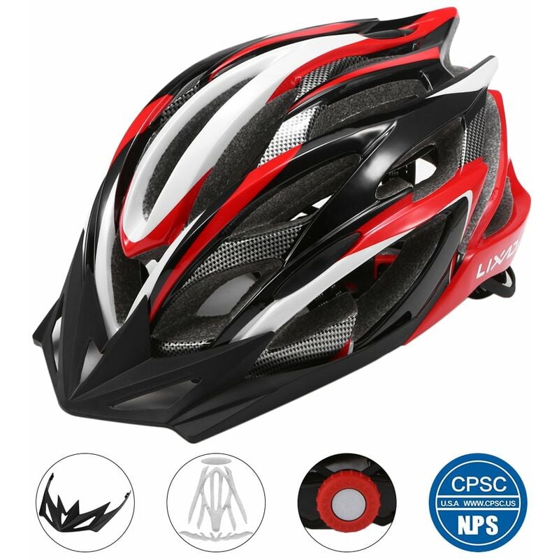 25 respiraderos ultraligero integralmente moldeado EPS deportes al aire libre Mtb/ciclismo de carretera bicicleta de montaña casco de patinaje ajustable