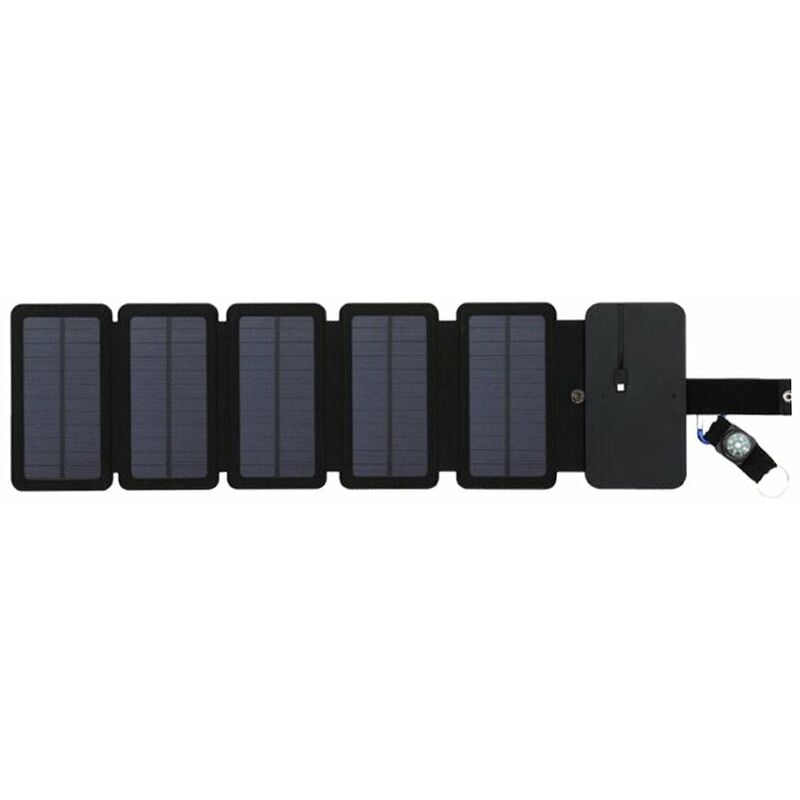 Cargador de energía solar para exteriores Cargador de teléfono móvil Energía móvil Panel solar extraíble plegable 5PCS