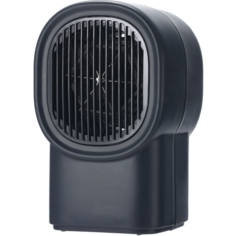 mini calentador eléctrico calentador portátil para el hogar ventilador de calentamiento rápido 110 V / 220 V 50 HZ radiador de ventilador de aire caliente de escritorio para el hogar de invierno gris de la UE