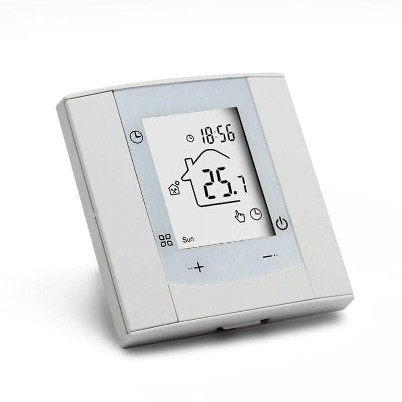 Controlador de temperatura inteligente Termostato Pulsador Tipo Interruptor de control de temperatura inteligente Hogar Vida inteligente Hotel Herramienta de control de temperatura multifunción GA / GB / GC Opcional ()