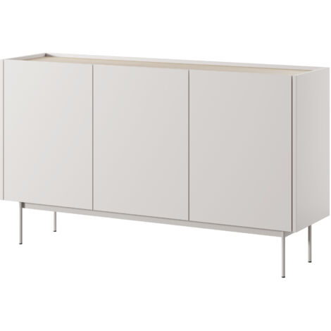 Commode Kelowna K144 - Cachemire, Chêne - Largeur 144 cm, Hauteur 83 cm, Profondeur 37 cm (1/5)