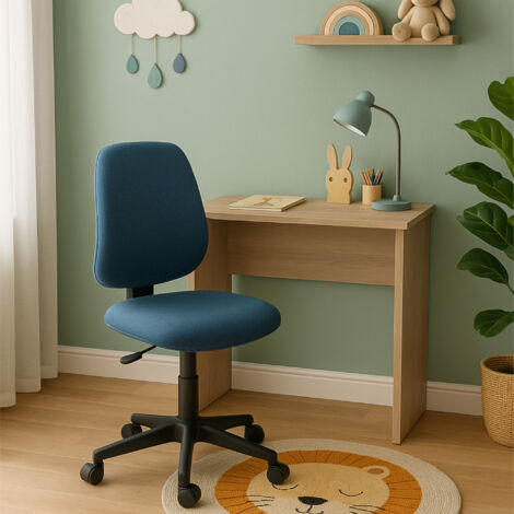 Bureau ULVIK - Simple - Chêne Sonoma - Largeur 80 cm, Hauteur 75 cm, Profondeur 50 cm (1/4)
