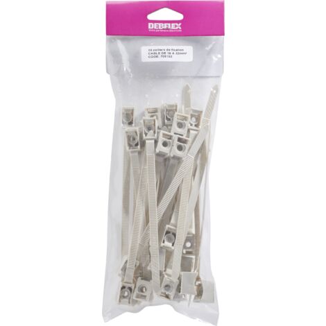 Debflex 709102-25 Fascette Autobloccanti Riutilizzabili D16-32 – Colore Grigio, Per Tubi E Cavi