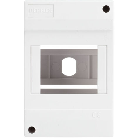 Debflex 707230 Empty Case 1 Row 2 Modules White - View #7