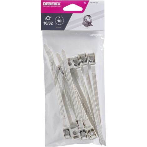 Debflex 709041 - Fascette Autobloccanti Nere 10 Pezzi 9x350mm