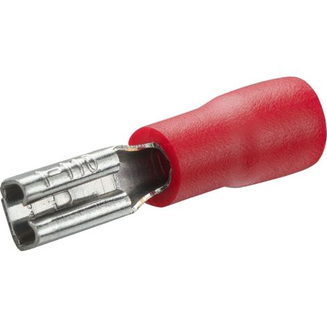 Clip Femmina Pre-isolate Debflex - 10 Pezzi, 2.8x0.8 Mm, Rosso - Foto 11