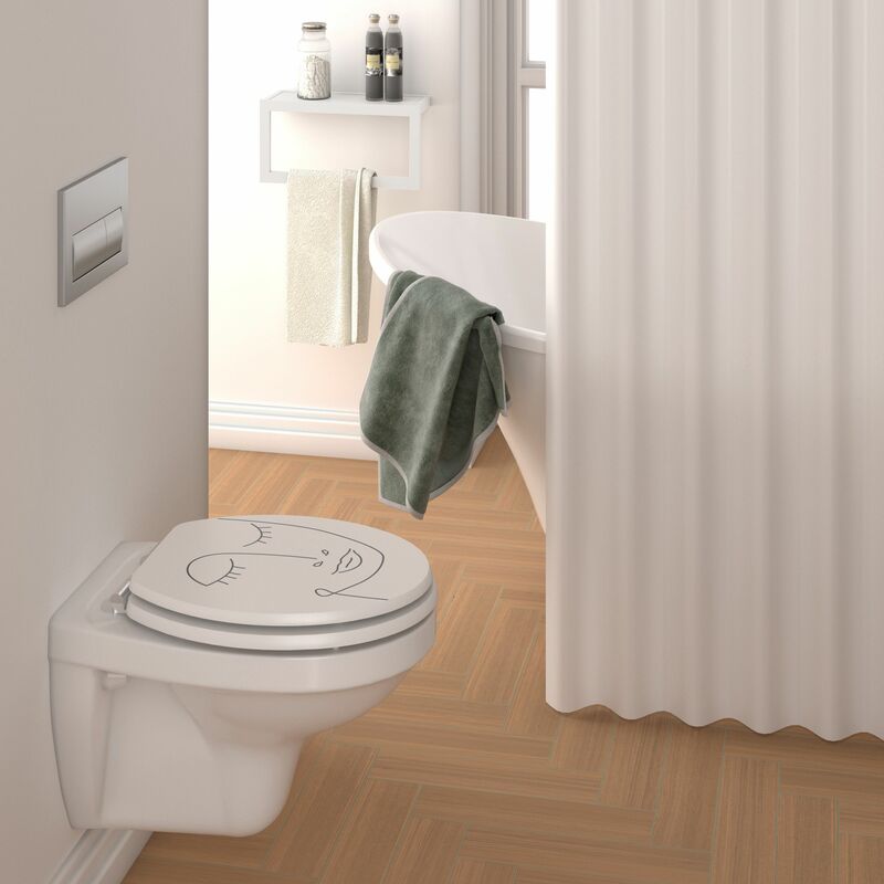 Abattant wc allibert ekla fermeture ralentie et déclipsable hotsell