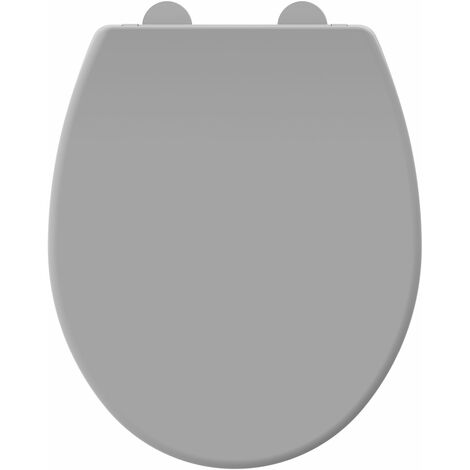 Allibert- Abattant WC en thermodur - fermeture progressive et déclipsable DOLCEO gris mat