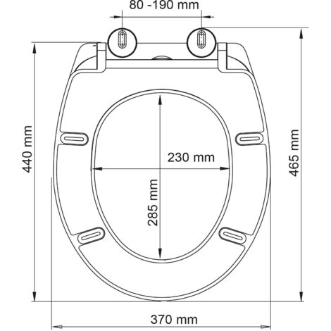 Allibert- Abattant WC en thermodur - fermeture progressive et déclipsable DOLCEO gris mat