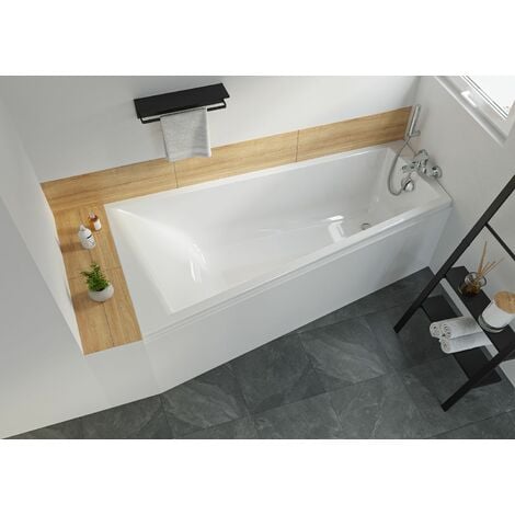 Allibert Baignoire asymétrique gauche SPACY 170 x 90 cm
