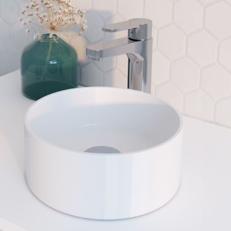 Allibert Mitigeur lavabo haut CANGGU en acier inoxydable avec cartouche céramique ACS 4,5 X 30 X 14,5 cm