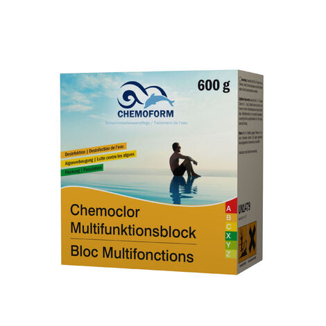 Chemoform Chemoclor Multifunktionsblock 600 g Chlor Desinfektion (1/5)