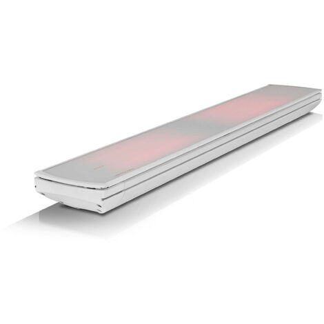 Heatscope Vision Heizstrahler mit IR-Fernbedienung 2200W Weiß 116x18,4x8,7 cm