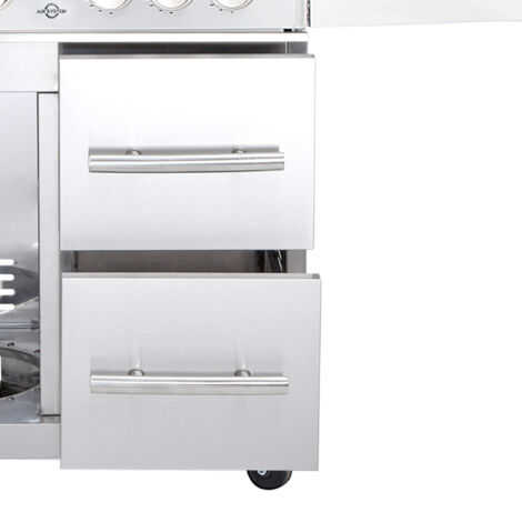ALLGRILL Schubladen-System rechts für Gasgrill Modular CHEF XL Edelstahl (988) (1/5)