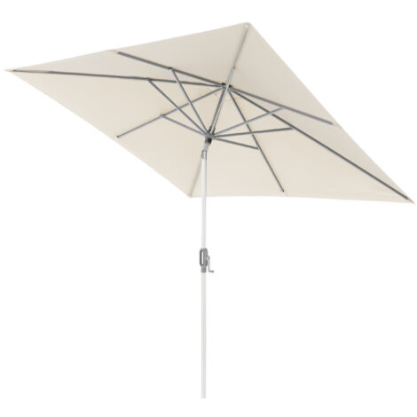 Doppler ACT 240 x 240 AUTO-TILT Sonnenschirm 240 x 240 cm Mittelmastschirm Kurbelschirm 4 Farbvarian 820 Natur
