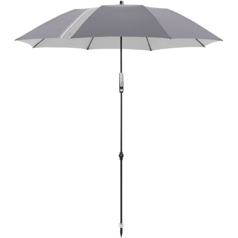Doppler Expert 160 Manual Multi ø 160 cm rund Sonnenschirm 4 Farben Strandschirm Balkonschirm 840S (1/5)