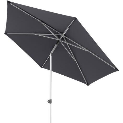 Doppler ACT 310 PUSH-UP Sonnenschirm ø 310 cm rund Mittelmastschirm Mittelstock 4 Farbvarianten 840 Anthrazit