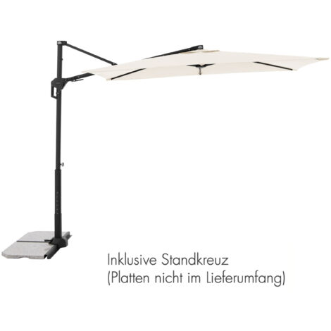 Doppler ACTIVE Pendel Green Edition 240 x 135 cm Pendelschirm Sonnenschirm Ampelschirm 4 Farben 820 Natur (1/5)