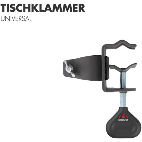 Doppler Tischklammer für Sonnenschirme Universal mit ø 22 bis 32 mm Sonnenschirmhalterung 85199A