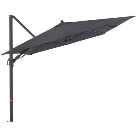 Doppler myZone Pendelschirm Side 280 x 280 cm Sonnenschirm 6 Farben Ampelschirm 455279 840 Anthrazit (1/5)