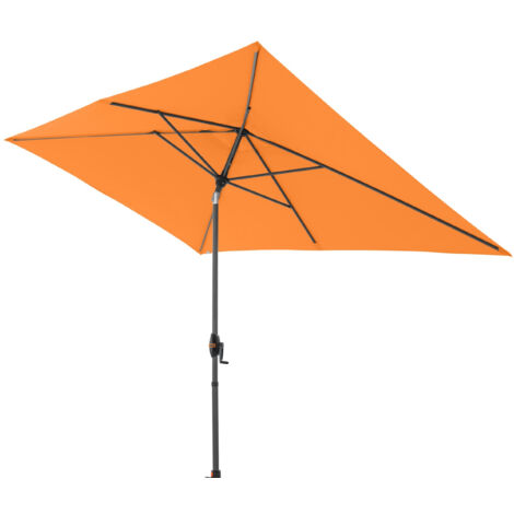 Doppler myZone Mittelmastschirm Auto-Tilt 300 x 200 Sonnenschirm 6 Farben 461465 816 Orange