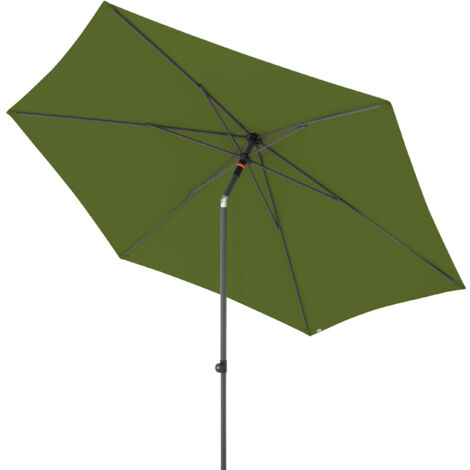 Doppler myZone 300 Mittelmastschirm Push-Up rund 300 cm Sonnenschirm 6 Farben 461591 832 Kiwi